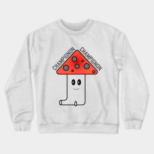 KING MUSHROOM DESIGN Crewneck Sweatshirt